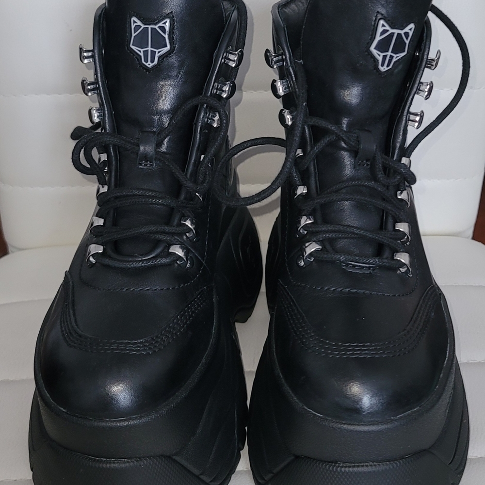 Naked Wolfe Spike Black Leather